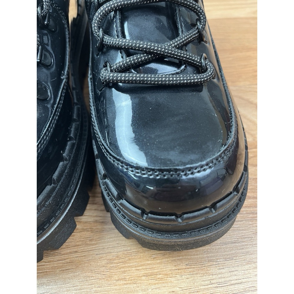 Skechers Jammers Cool Block Shoes Black Faux Patent Leather Women's Size 10 NEW - Picture 7 of 13
